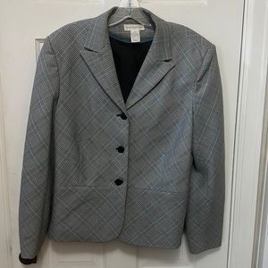Worthington size 16 plaid blazer